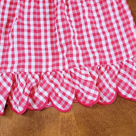 Red Gingham Babydoll Top BNWOT - Picture 5 of 5